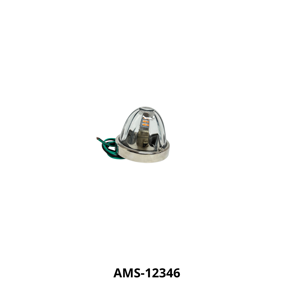 LAMPARA WATERMELON 3.5 pulg VIDRIO 12V AZUL — AMS-12346