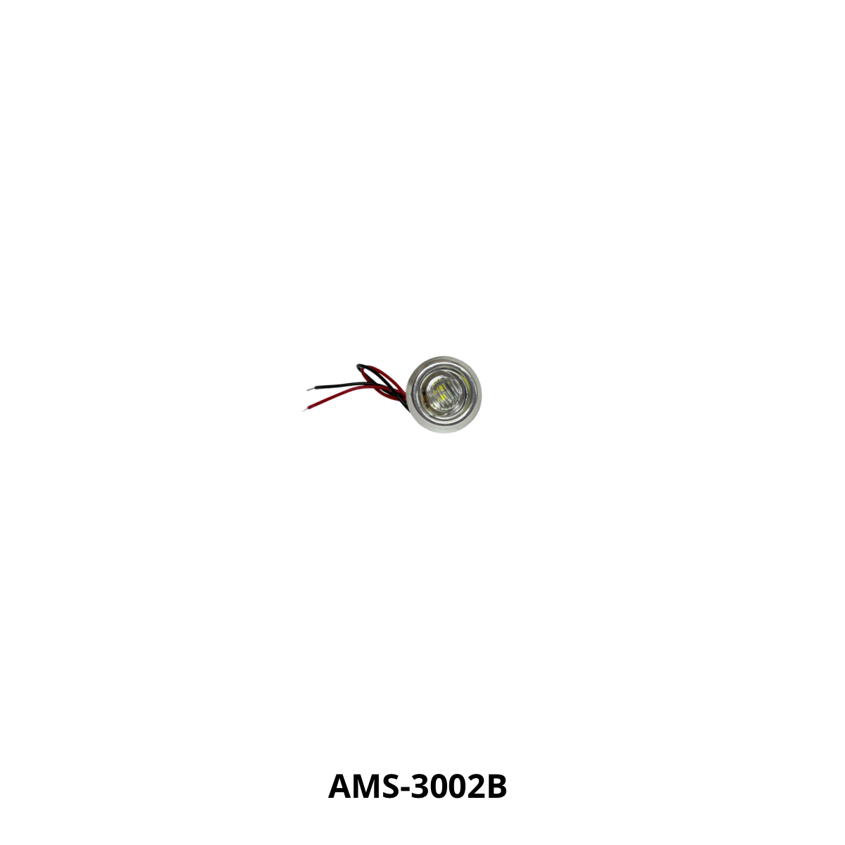 LAMP BOTON AMS LED 1/4 C/BLANCO MV UND — AMS-3002B