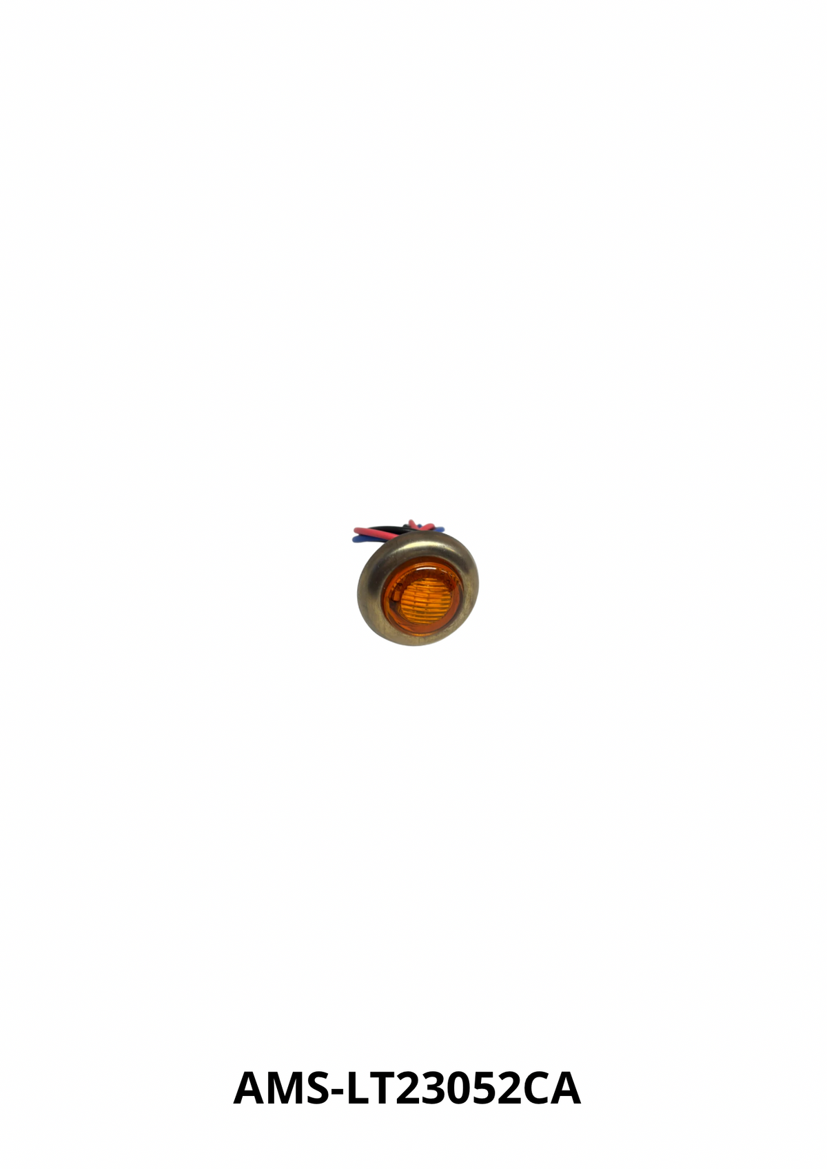 LAMP (LT2) BOTON 3/4 1 pulg CROMO C/A 12V UND — AMS-LT23052CA