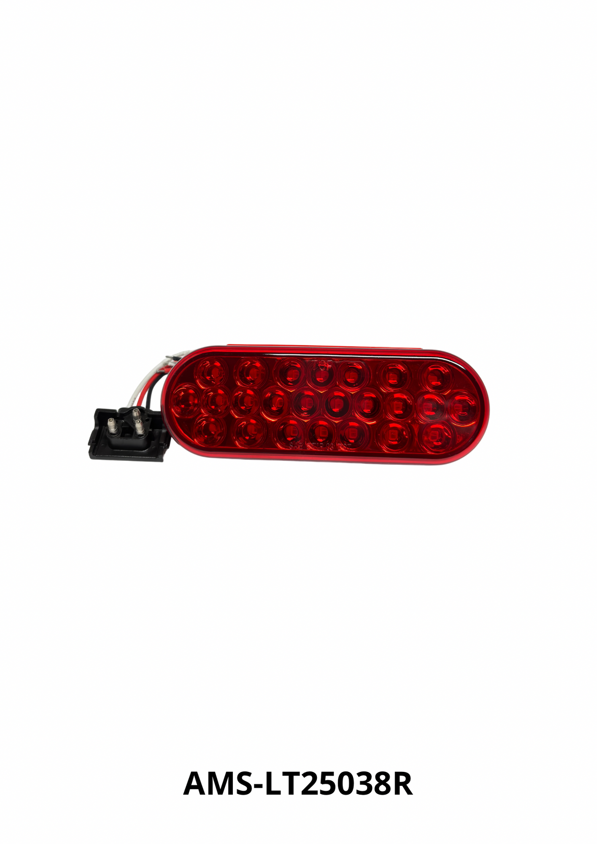 LAMP OVAL (LT2) PERLA 24 LED C/R + CONECTOR MV UND — AMS-LT25038R