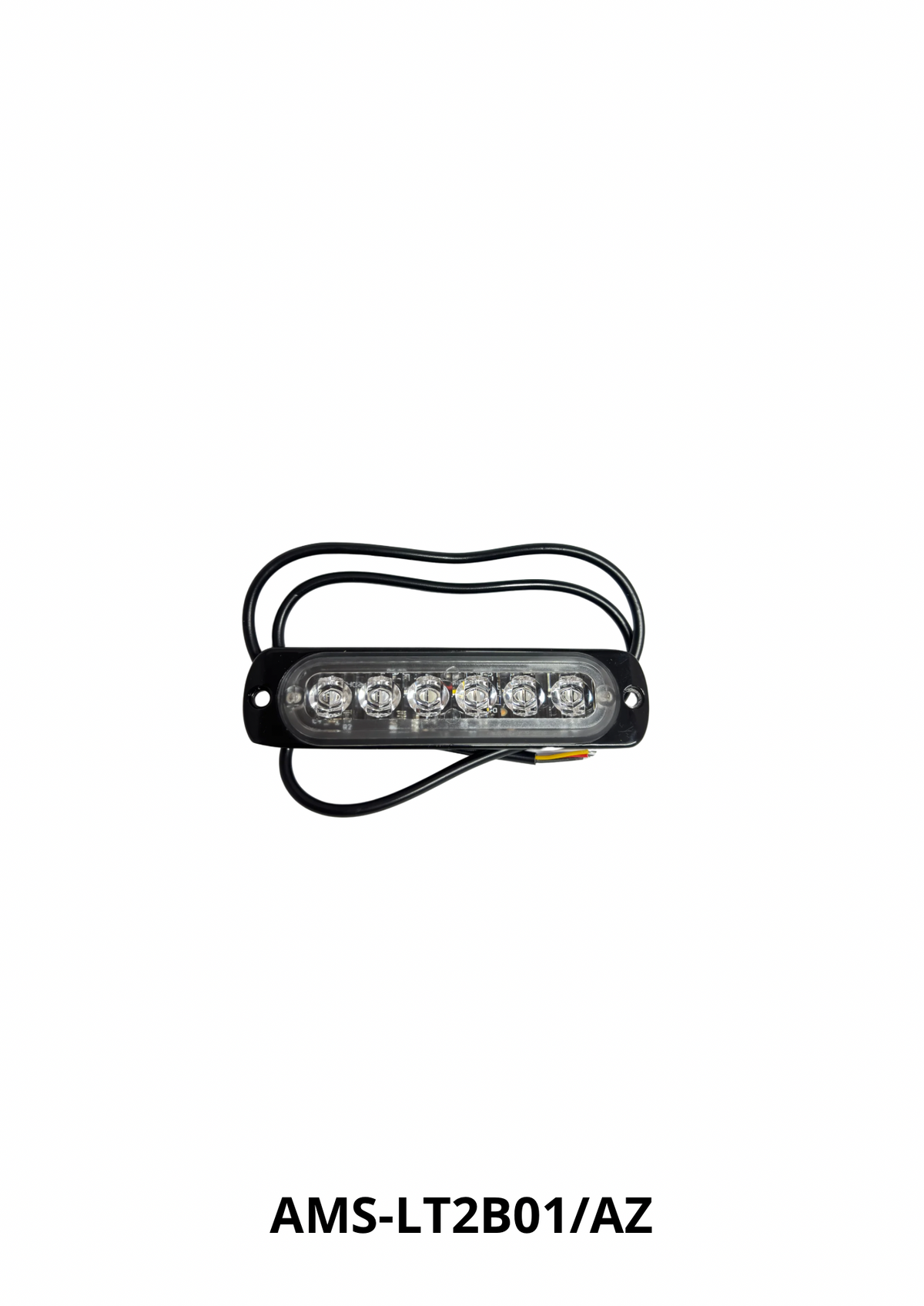 EXPLO (LT2) MINI RECT 6LED FLASH ROJO/AZUL MV — AMS-LT2B01R/AZ