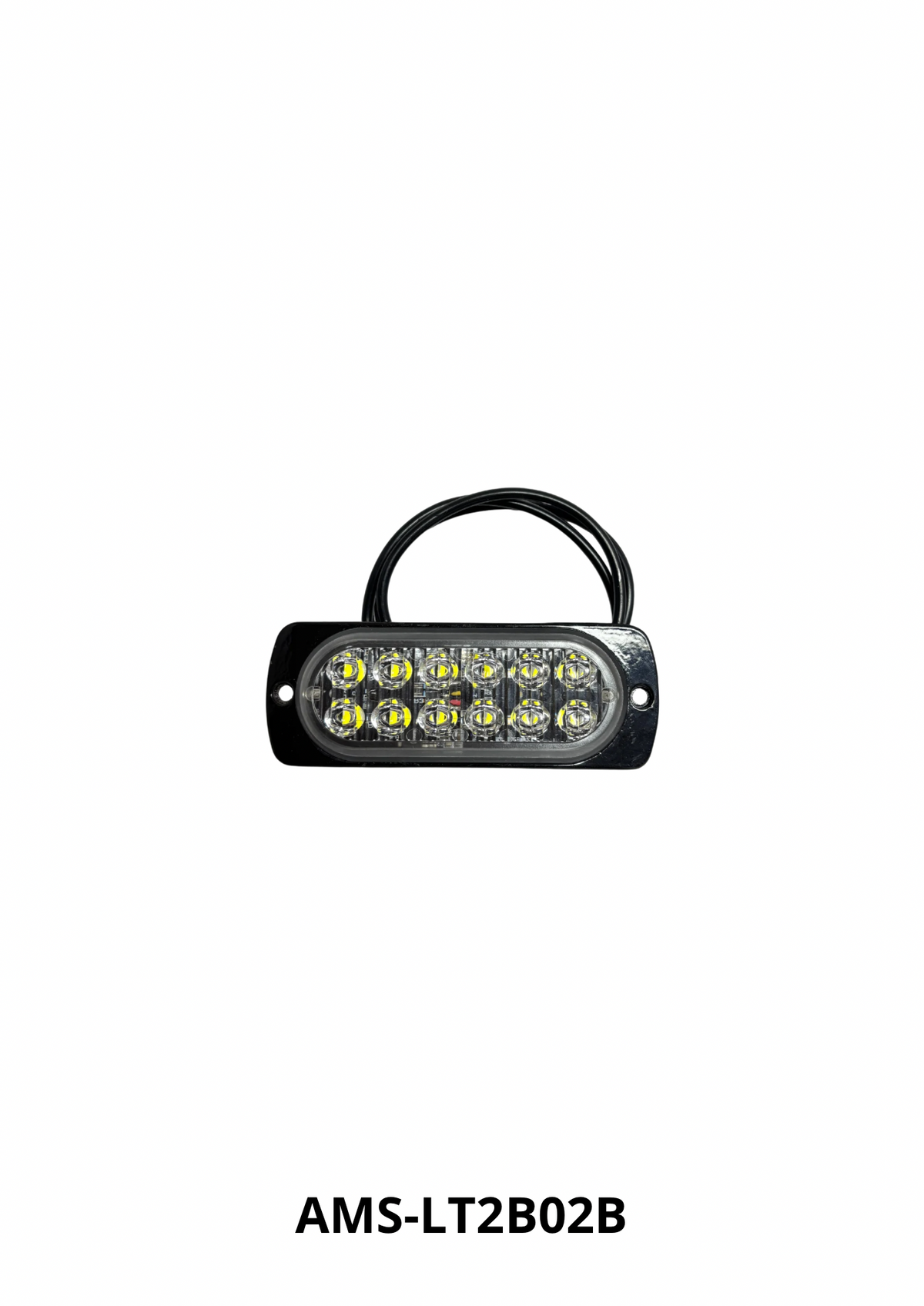 EXPLO (LT2) MINI RECT 12LED FLASH C/B MV — AMS-LT2B02B